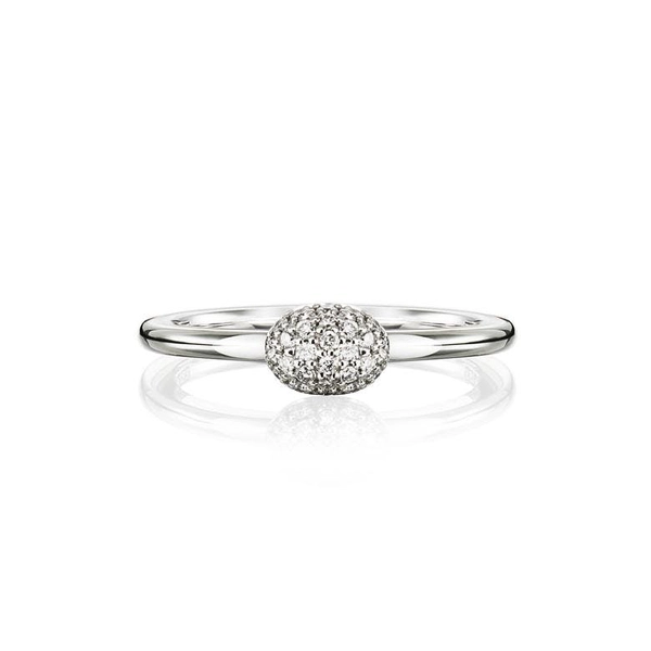 Love Bead Ring - Diamonds White Gold - Efva Attling ringar - Snabb frakt & paketinslagning - Nordicspectra.se