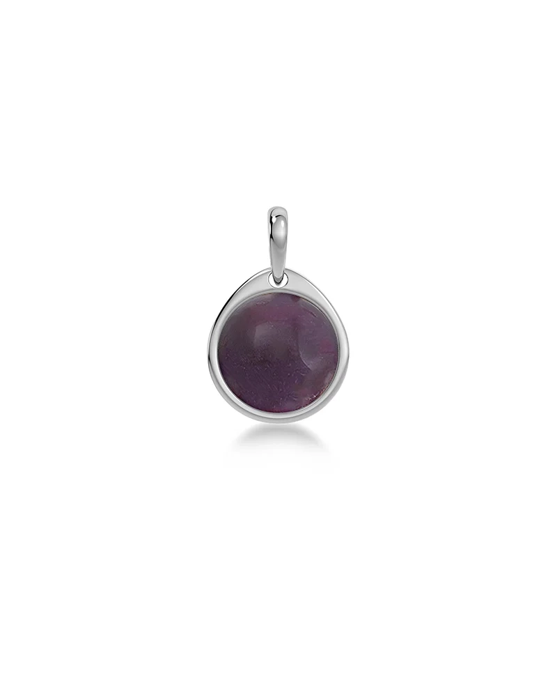 Edblad Birthstone Charm Silver halsband herr – bild 6