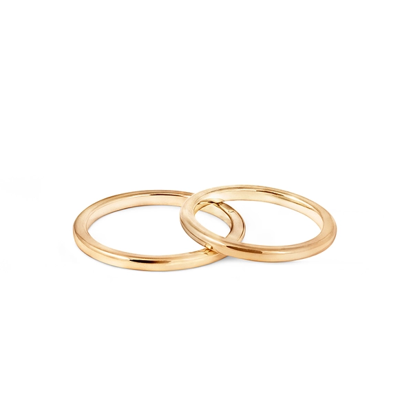 1946 Ring Välvd 2 mm Guld - Nordic Spectra - Förstärker livets stora händelser - Nordic Spectra
