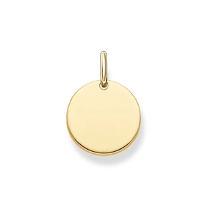 Anhänger Coin Klein Gold von Thomas Sabo, Schneller Versand - Nordicspectra.de