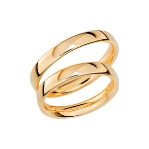 SR1018-3.5 Guld - Vigsel- & förlovningsringar - Schalins - Fri storleksändring* - Nordic Spectra