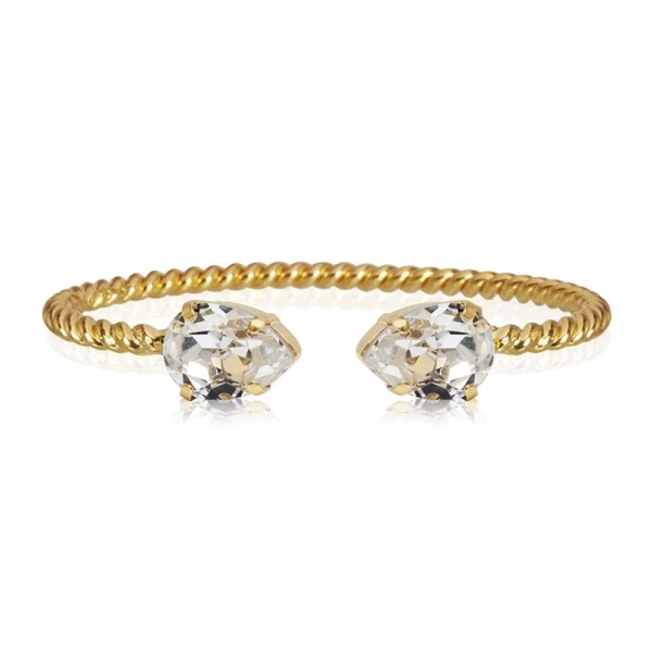 Mini Drop Bracelet Gold Crystal - Caroline Svedbom - Nopea toimitus ja lahjapakkaus - Nordic Spectra