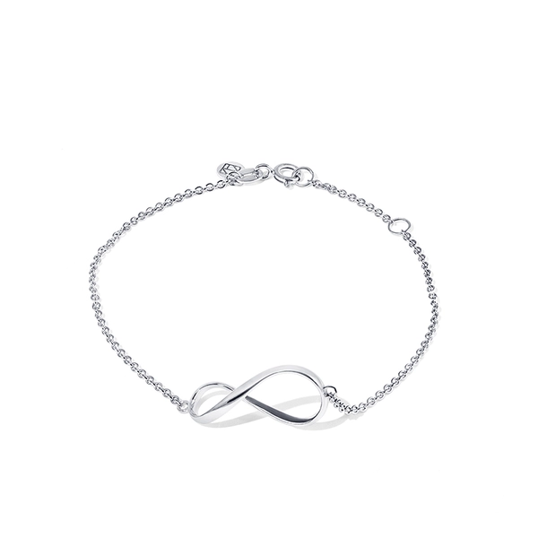 Eternal Flow Single Armband Vitguld - Snabb frakt & fri paketinslagning - Nordicspectra.se