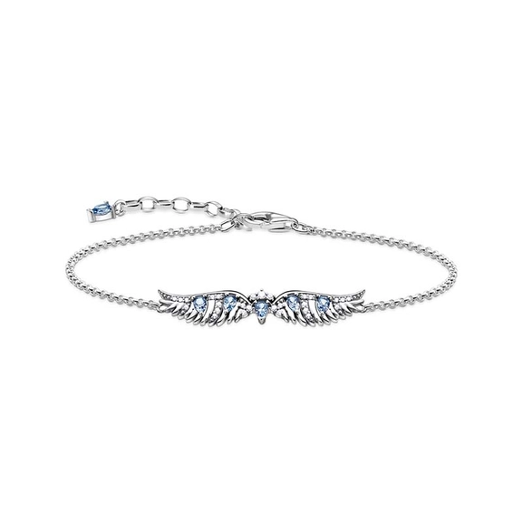 Armband Phönix-Flügel Mit Blauen Steinen Silber von Thomas Sabo, Schneller Versand - Nordicspectra.de