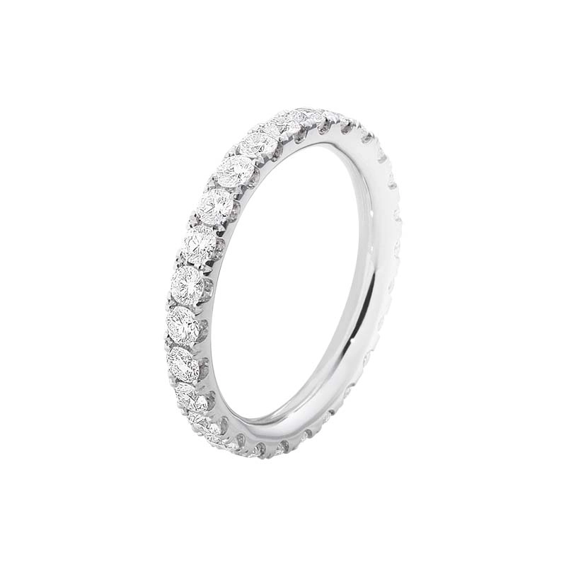 Georg Jensen – Aurora Allians Vitguld med Diamanter 0.91 ct