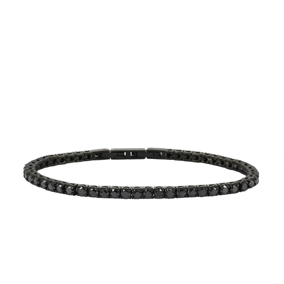 GLIMRA Armband 3 mm Svart - Astrid & Agnes - Snabb frakt & paketinslagning - Nordicspectra.se