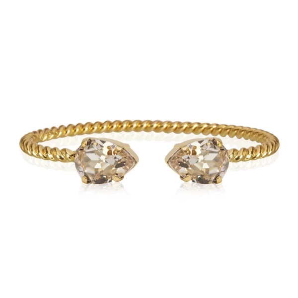 Mini Drop Bracelet Gold Silk - Caroline Svedbom - Nopea toimitus ja lahjapakkaus - Nordic Spectra