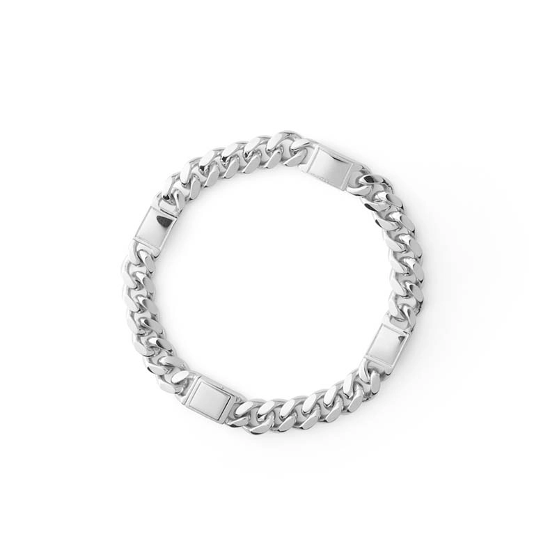 CU Jewellery - Bear Curb Bracelet Big Silver