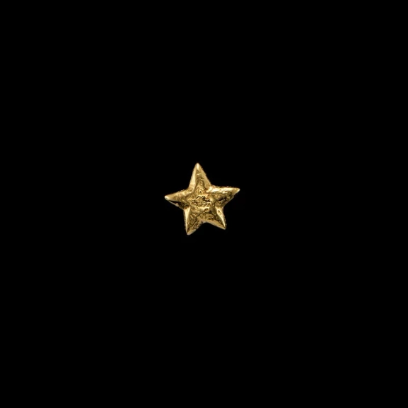 Tiny Tuvstarrs Star Ear Stud Gold - Maria Nilsdotter - Schmuck im skandinavischen Design - Nordic Spectra