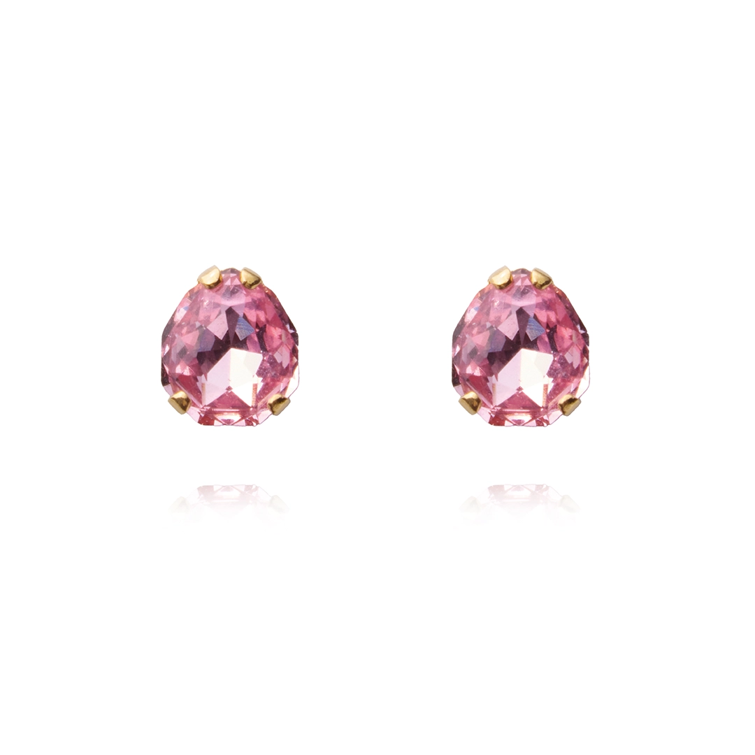 Caroline Svedbom - Mini Carlotta Earrings Gold Light Rose