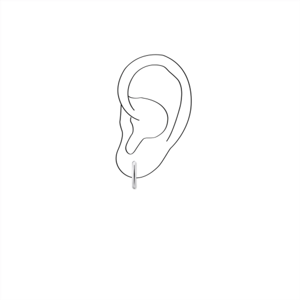 Einzel Creole Classic Silber von Thomas Sabo, Schneller Versand - Nordicspectra.de
