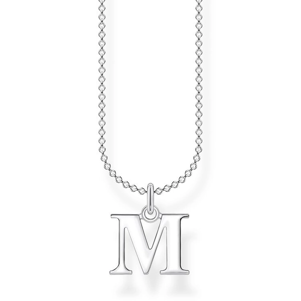 Bokstavshalsband - M - Thomas Sabo halsband - Snabb frakt & paketinslagning - Nordicspectra.se