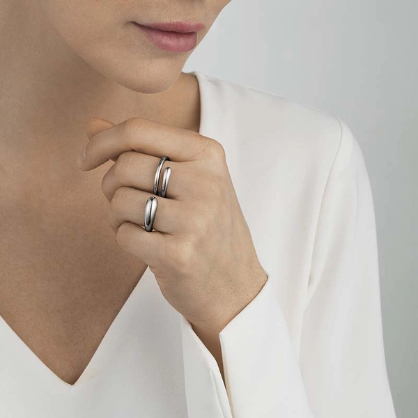 Mercy Dubbelring Silver - Georg Jensen ringar - Snabb frakt & paketinslagning - Nordicspectra.se