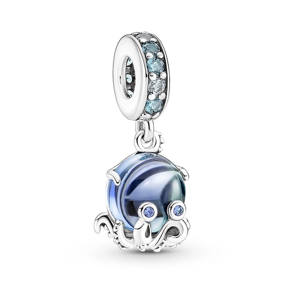 Süßer Oktopus Murano-Glas Charm-Anhänger von PANDORA, Schneller Versand - Nordicspectra.de