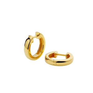 Syster P:n Cavelle Big Plain Hoops Gold -korvakorut
