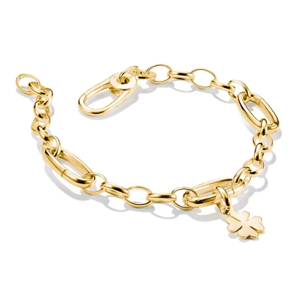 Charm Club Connect Armband 3 Links Guld från Thomas Sabo.