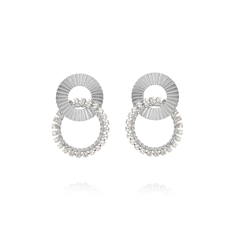 Caroline Svedbom - Gianna Earrings Rhodium Crystal