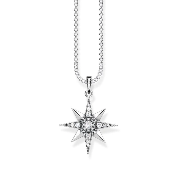 Kette Royalty Stern Weiß von Thomas Sabo, Schneller Versand - Nordicspectra.de