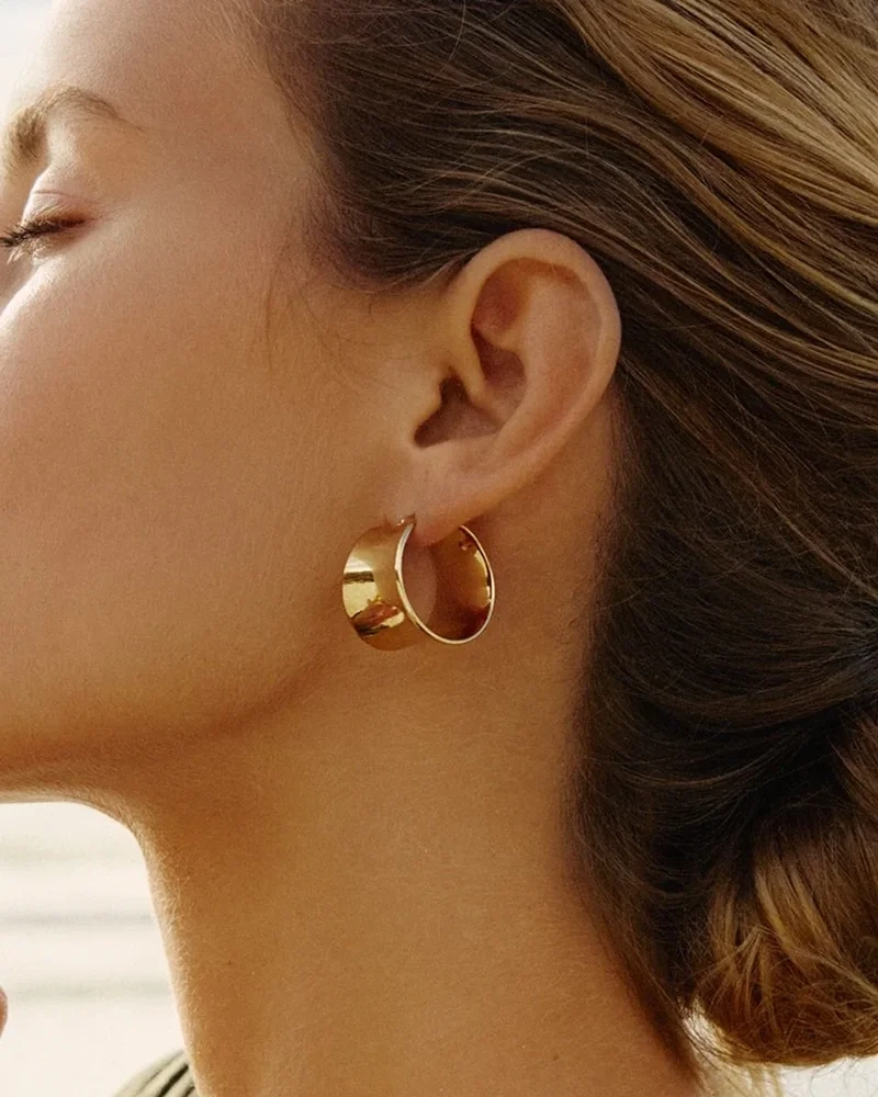 14K guldpläterat stål