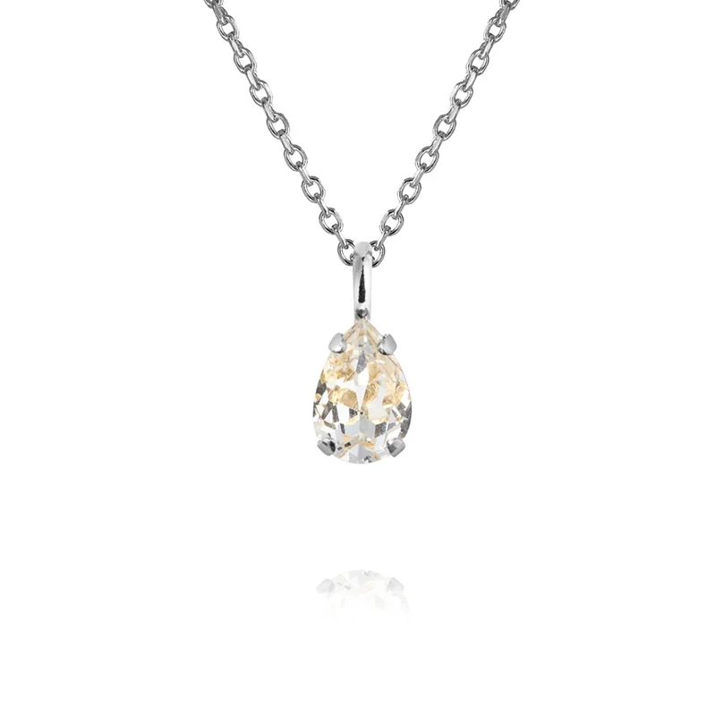 Caroline Svedbom - Amelia Necklace Rhodium Crystal
