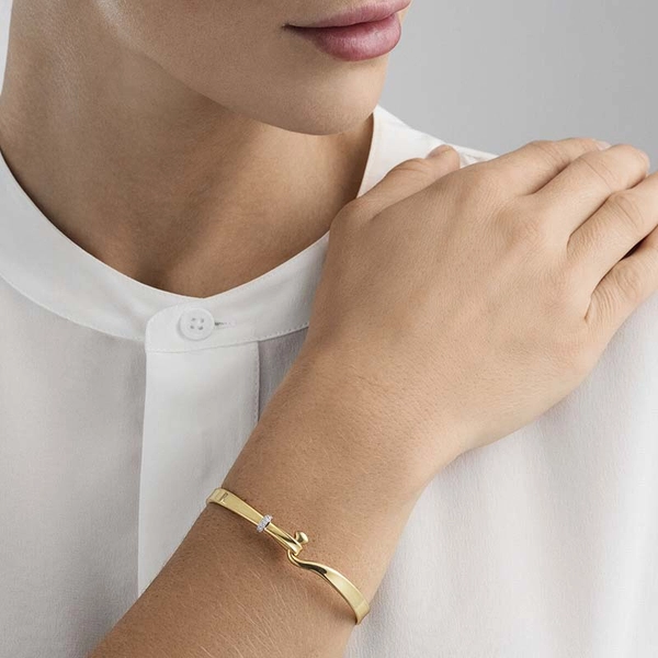 Torun Armreif Gold Mit Diamanten von Georg Jensen, Schneller Versand - Nordicspectra.de