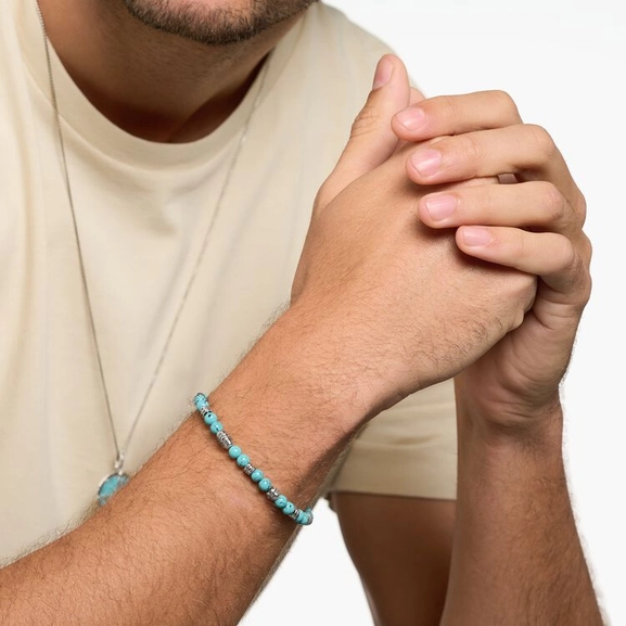 Armband Talisman Turkos - Thomas Sabo berlock - Snabb frakt & paketinslagning - Nordicspectra.se