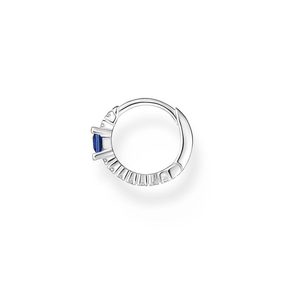Einzel Creole Mit Blauen und Weissen Steinen Silber von Thomas Sabo, Schneller Versand - Nordicspectra.de