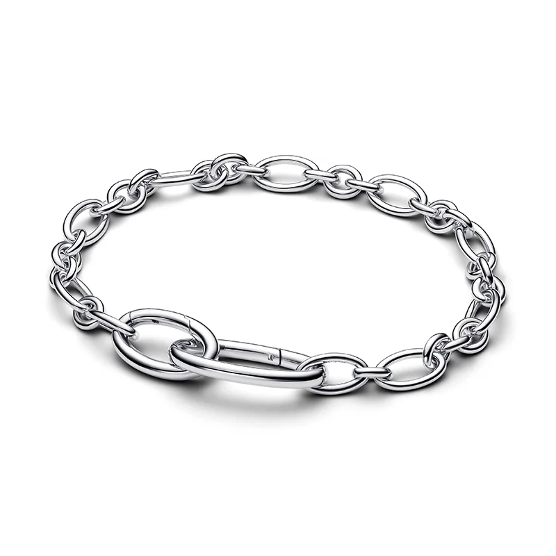 PANDORA - &Ouml;ppningsbart Ovalt L&auml;nkkedjearmband