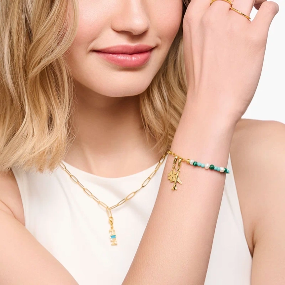 Flygplan Guld Berlock - Thomas Sabo - Snabb leverans & paketinslagning - Nordic Spectra