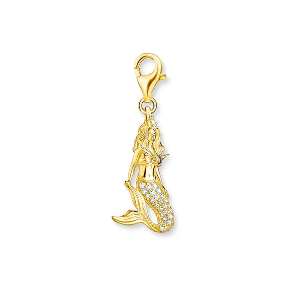 Sjöjungfru Guld Berlock - Thomas Sabo berlock - Snabb frakt & paketinslagning - Nordicspectra.se
