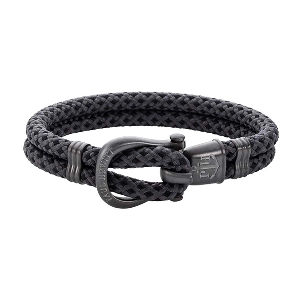 Nylon Phinity Armband Gun Metal/Svartgrå - Paul Hewitt armband - Snabb frakt & paketinslagning - Nordicspectra.se