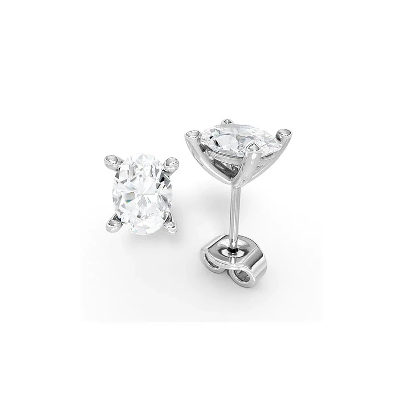 Schalins - Aure 20 D Örhängen Vitguld