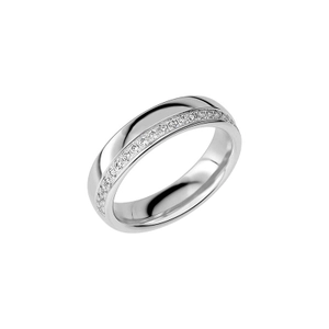 SR2006 White Gold - Wedding & engagement rings - Schalins - Scandinavian design - Nordic Spectra
