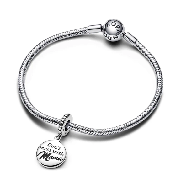 Mama Gravierbarer Charm-Anhänger - PANDORA - Nordic Spectra