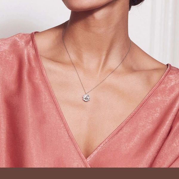 Heart Sparkle Necklace Steel - Edblad - Snabb frakt & paketinslagning - Nordicspectra.se