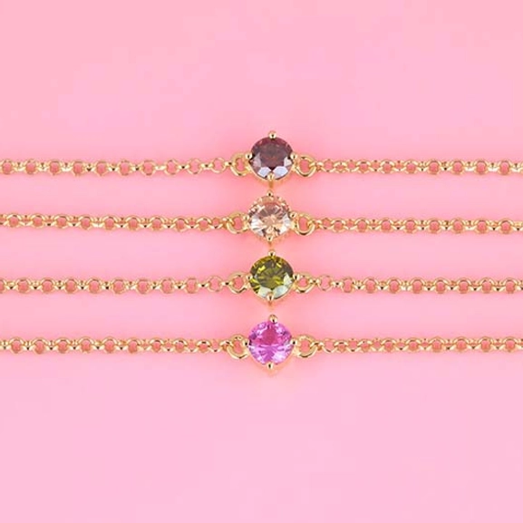 Time To Glow Mini Bracelet - Champagne Guld - Carolina Gynning - Suuri valikoima & ilmainen lahjapaketointi - Nordicspectra.fi