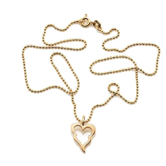 Little Crazy Heart Pendant Gold - Efva Attling halsband - Snabb frakt & paketinslagning - Nordicspectra.se