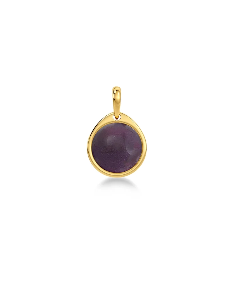 Edblad Birthstone Charm Gold halsband herr – bild 6