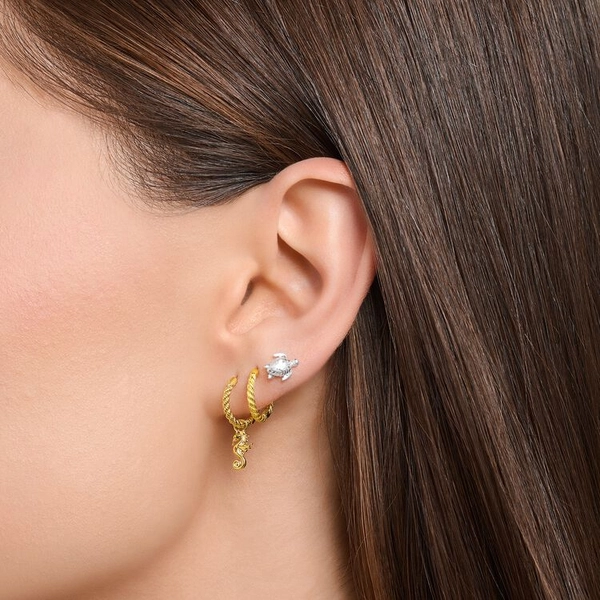 Einzel Creole Seil Gold von Thomas Sabo, Schneller Versand - Nordicspectra.de