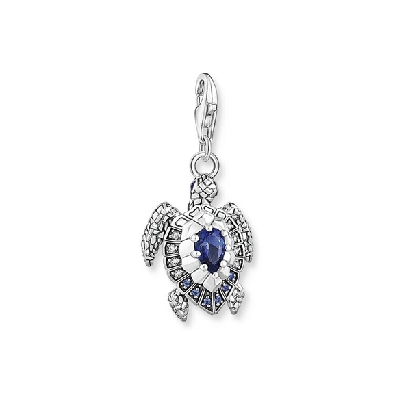 Charm-Anhänger Schildkröte Mit Blauen Steinen von Thomas Sabo, Schneller Versand - Nordicspectra.de
