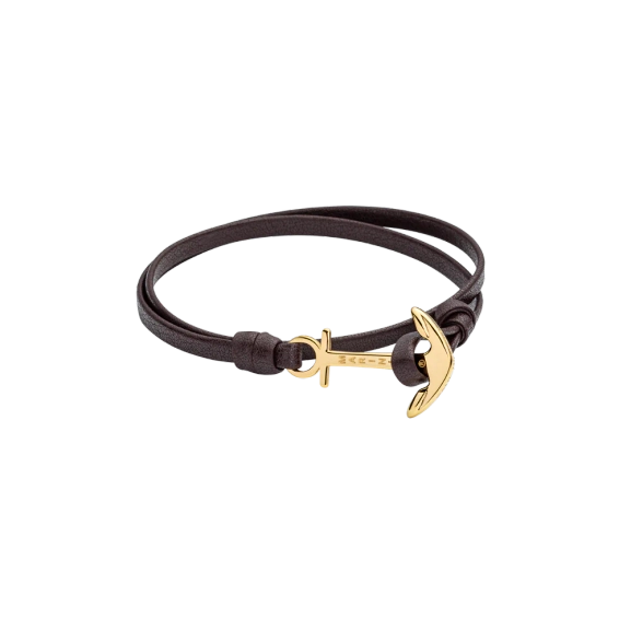 The Anchorband Midnight Brown/Gold - Paul Hewitt – Schnelle Lieferungen – Kostenlose Verpackung - Nordic Spectra