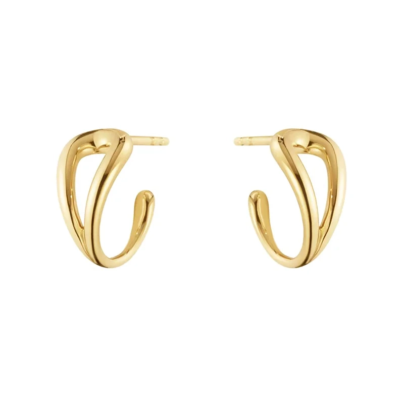 Georg Jensen - Mercy Swirl Hoops Guld