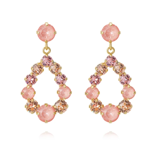 Mini Delia Earrings Gold Flamingo Combo - Caroline Svedbom - Nopea toimitus ja lahjapakkaus - Nordic Spectra