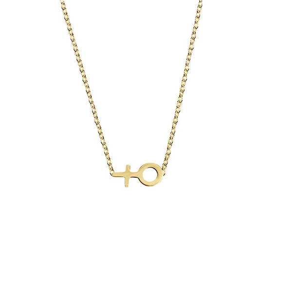 Women Unite Small Necklace Gold - Drakenberg Sjölin Halsband - Snabb frakt & paketinslagning - Nordicspectra.se