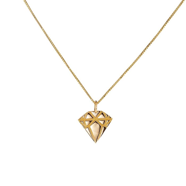 18K Gold Diamond Necklace - Emma Israelsson - Snabb frakt & paketinslagning - Nordicspectra.se