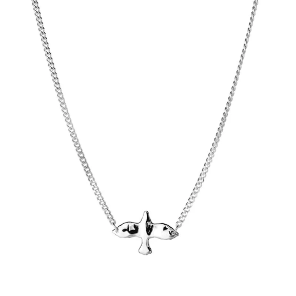 Halskette „Organic Dove Curb Necklace Silver“