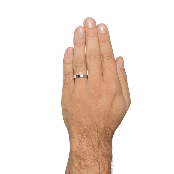 Irregular Slim Ring White Gold - Efva Attling ringar - Snabb frakt & paketinslagning - Nordicspectra.se