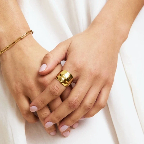 Fairfax Ring Gold - Edblad - Snabb frakt & paketinslagning - Nordic Spectra