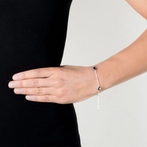 Love Beads Flow Bracelet White Gold - Efva Attling armband - Snabb frakt & paketinslagning - Nordicspectra.se