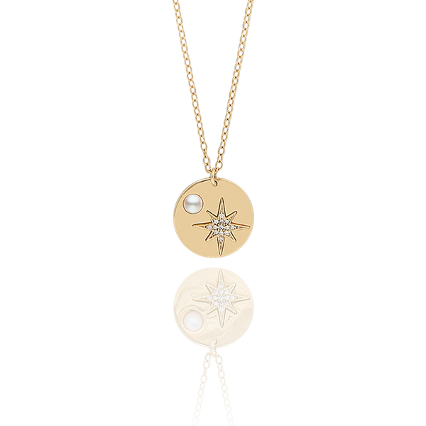 One Coin Neck Gold -CU Jewellery - Snabb frakt & paketinslagning - Nordicspectra.se